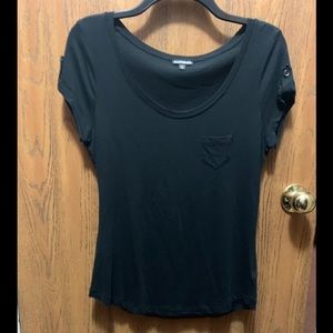 Express black short sleeve shirt